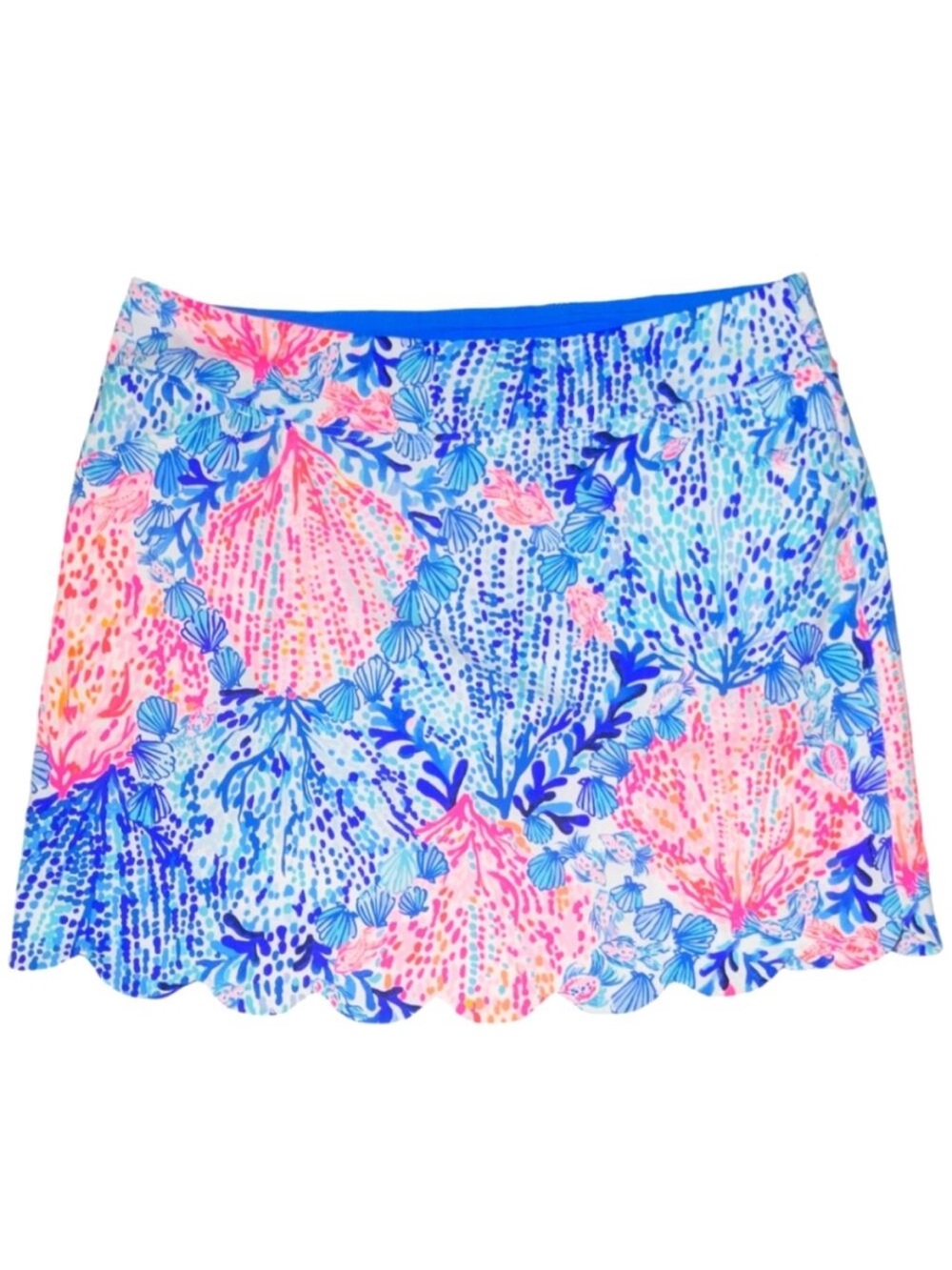 Lilly Pulitzer Luxletic Monica Scallop Skort Sway With Me UPF 50+ Size 6 - Picture 2 of 6